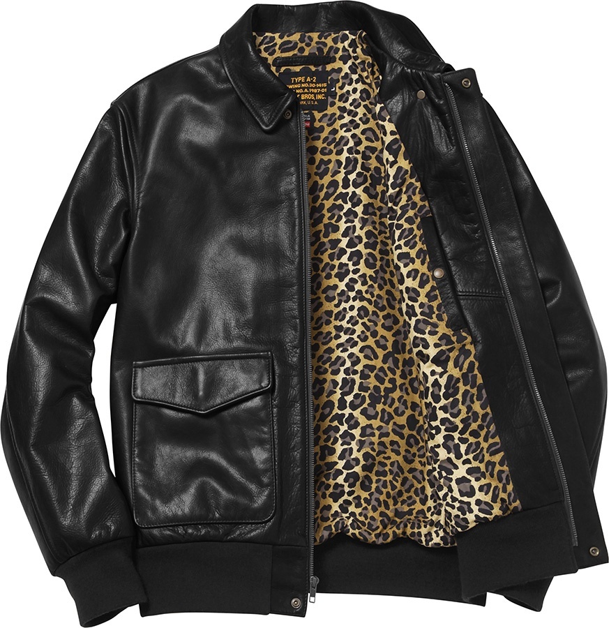 Supreme/Schott® Leather A-2 Jacket view 5